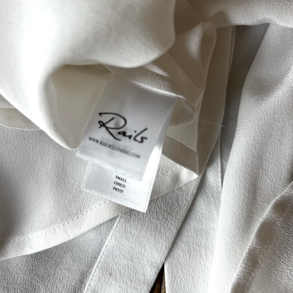 Rails Camilla Silk Button-Down Blouse - Picture 5 of 6